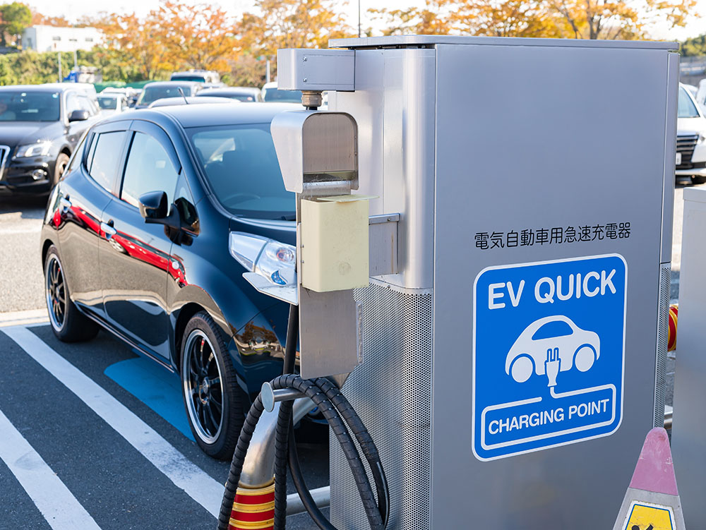 EV充電設備設置工事画像