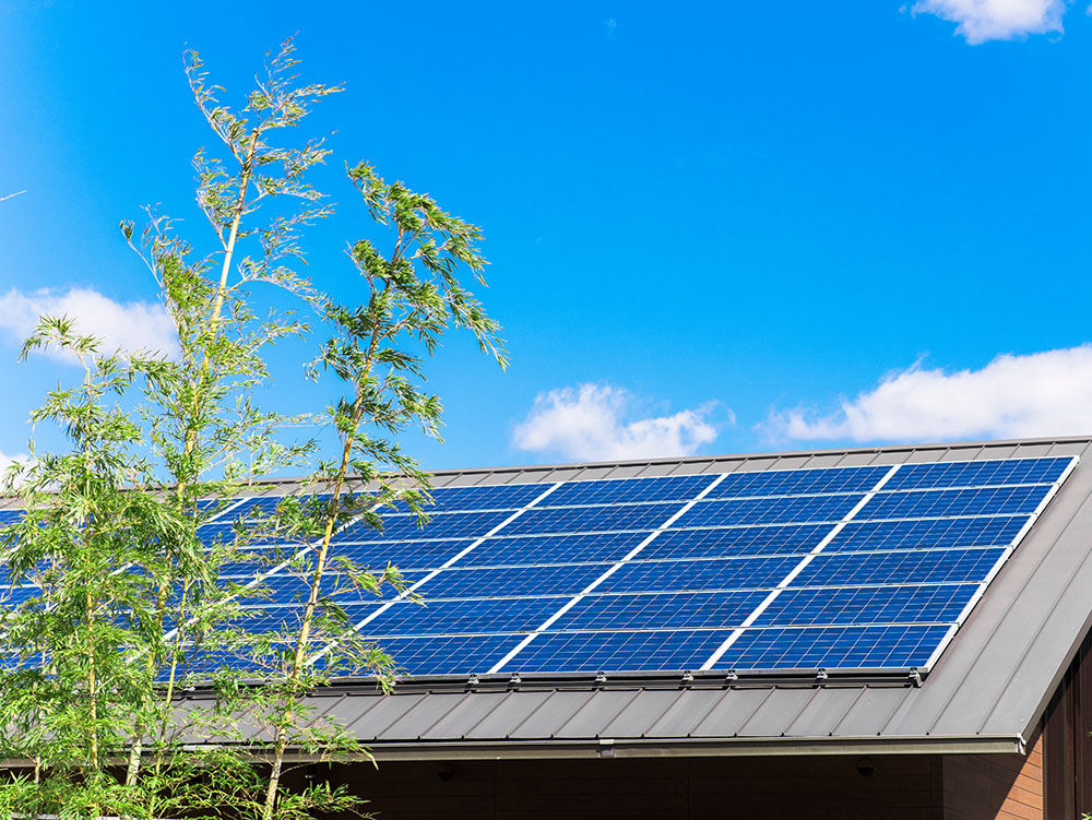 太陽光発電設備工事画像